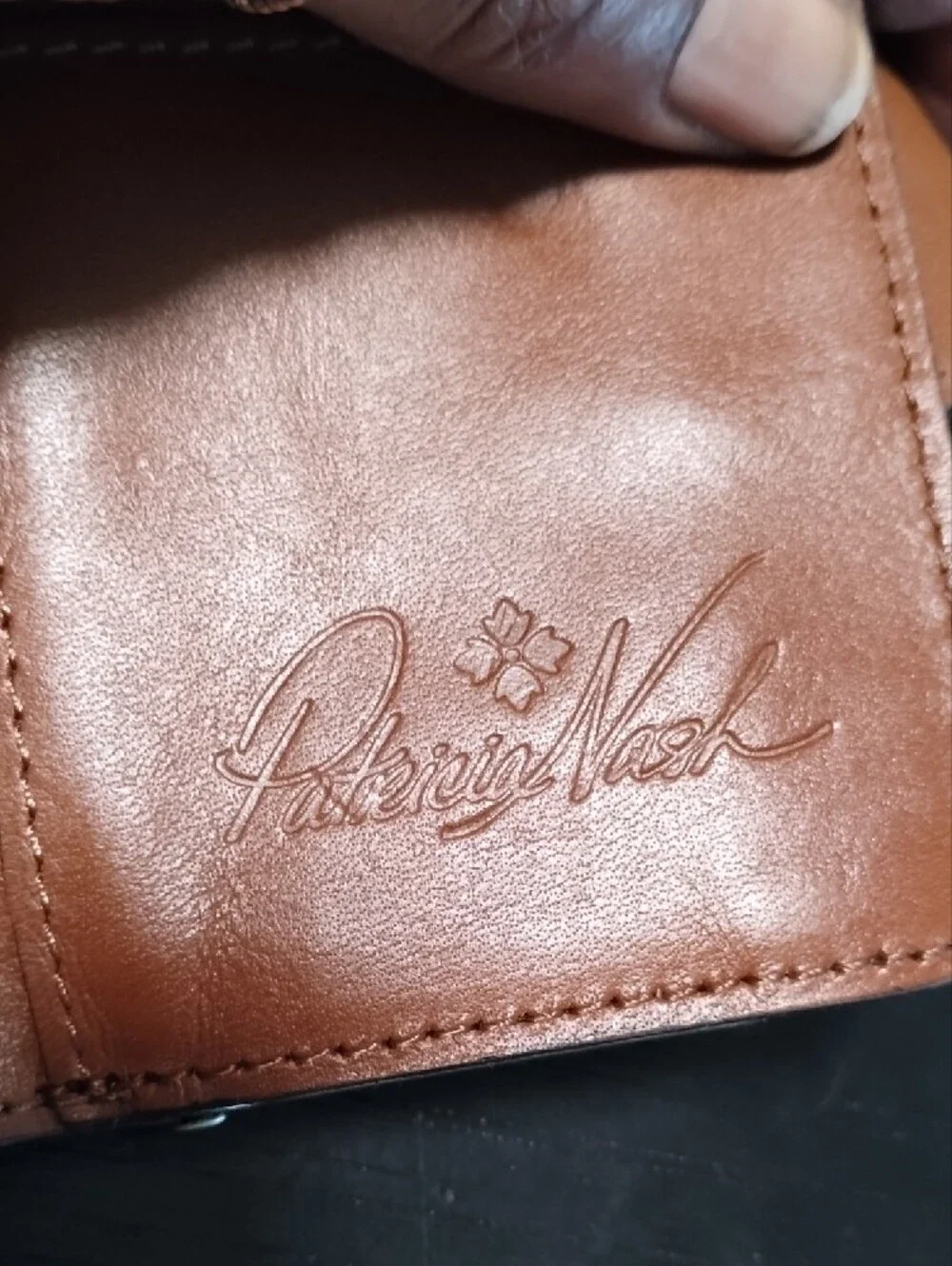 Patricia Nash compact tan